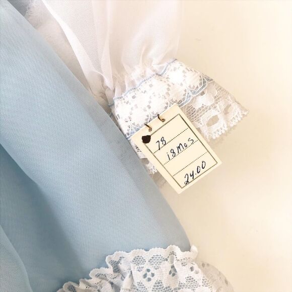 Vintage Darling creation frilly dress/hat set 18m - Picture 5 of 10